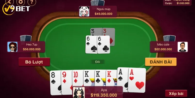 Kinh nghiệm chơi tiến lên tại V9Bet