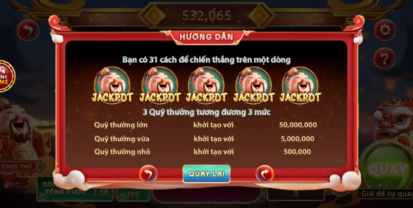 Luật chơi game nổ hũ