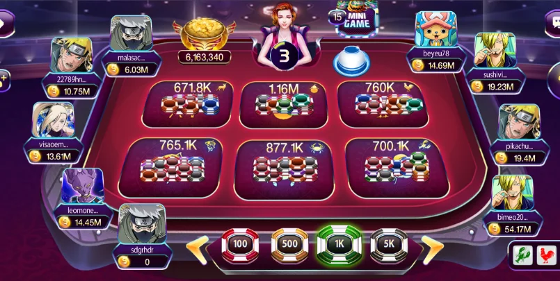 Quy trình cược bầu cua