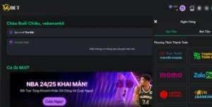 Ưu điểm của hệ thống nạp tiền V9BET