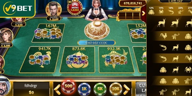 Chia sẻ cách chơi bầu cua thái hiệu quả V9BET quản lý vốn