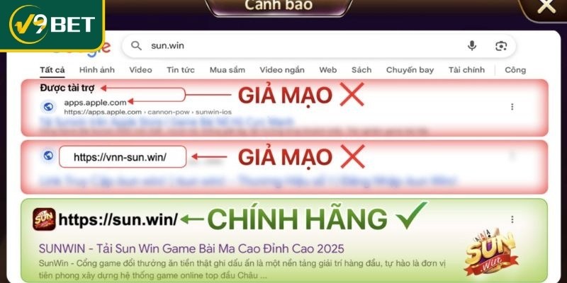 Dấu hiệu nhận biết Sunwin lừa đảo rõ ràng